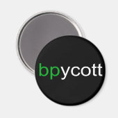 Boycott BP Dark Magnet (Recto/Verso)