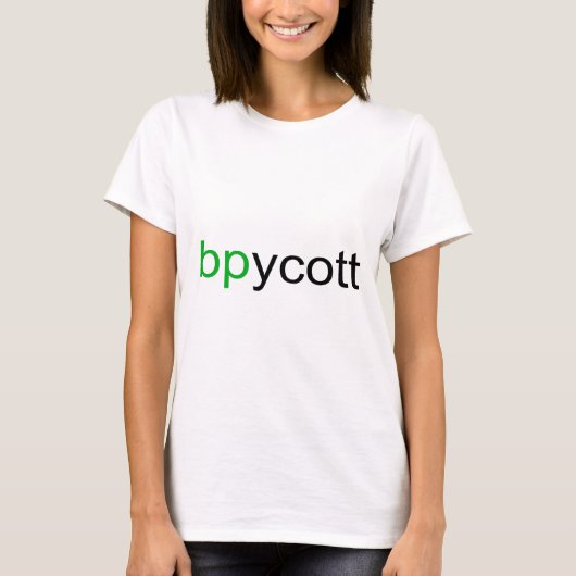 Boycott BP Ladies T-Shirt (Devant)