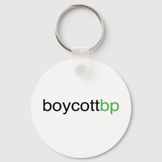 Boycott BP Sleutelhanger (Voorkant)
