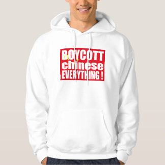 BOYCOTT chinese alles - Vrij Tibet! Hoodie