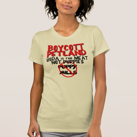 Boycott Petland T-shirt (Voorkant)