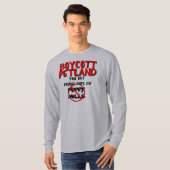 Boycott Petland T-shirt (Voorkant volledig)