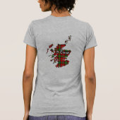 Boyd Clan Badge en Tartan Women's T-shirt (Achterkant)