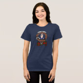Boyd Clan Badge Vrouwen Tri-Blend Shirt (Voorkant volledig)