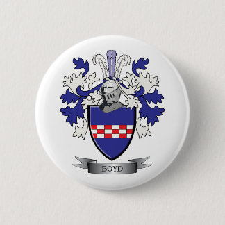 Boyd Family Crest Coat of Arms Ronde Button 5,7 Cm