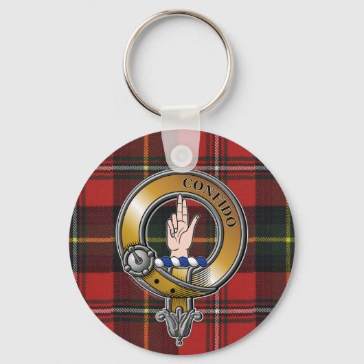 Boyd Tartan & Badge Sleutelhanger (Voorkant)