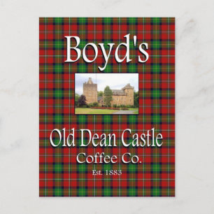 Boyd's Old Dean Castle Coffee Co. Briefkaart