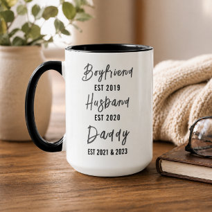 Boyfriend Echtgenoot Vader Mok Gepersonaliseerde
