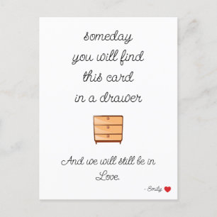 Boyfriend Gift Kaart voor hem Jubileum Love Kaart