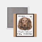Boykin Spaniel Art Gifts Magneet (Voorkant / Achterkant)