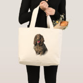 Boykin Spaniel Artistic Sketch Portrait Tote Bag (Devant (produit))