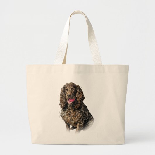 Boykin Spaniel Artistic Sketch Portrait Tote Bag (Devant)