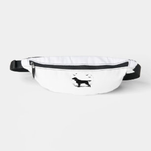 Boykin Spaniel Chien � Silhouette de la Lune d'Hal