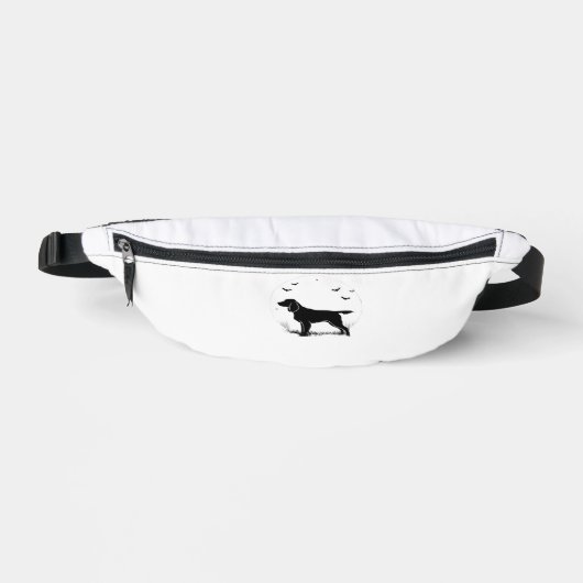Boykin Spaniel Chien � Silhouette de la Lune d'Hal (Recto)