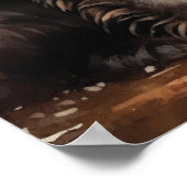 Boykin Spaniel Dog Art Imprimer Poster (Coin)