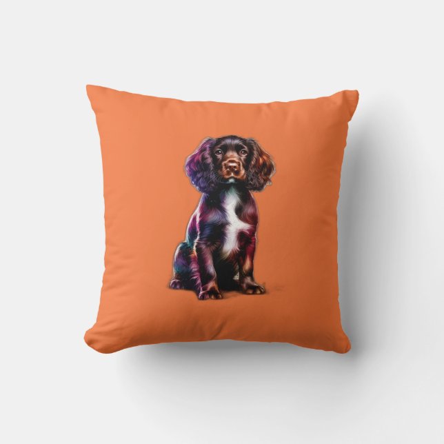 Boykin Spaniel Dog Kussen (Voorkant)