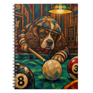 Boykin Spaniel, Geometrisch Mozaïek Notitieboek