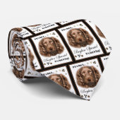 Boykin Spaniel Gifts Stropdas (Opgerold)