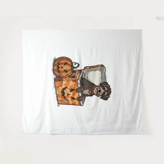 Boykin Spaniel Halloween Wandkleed (Voorkant (horizontaal))