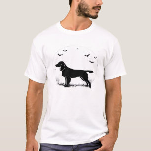 Boykin Spaniel Hond � Halloween Maan Silhouet Cla T-shirt