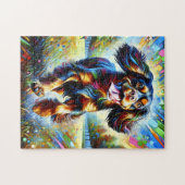 Boykin Spaniel Hond Portret Acryl Art Print Hond Legpuzzel (Horizontaal)