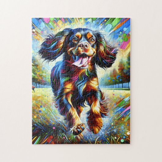 Boykin Spaniel Hond Portret Acryl Art Print Hond Legpuzzel (Verticaal)