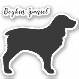 Boykin Spaniel Hondenras Silhouet Vinyl Sticker