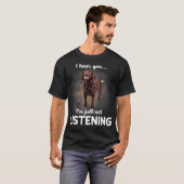 Boykin Spaniel Ik hoor dat je niet luistert T-shirt (Voorkant volledig)