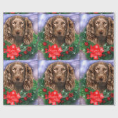 Boykin Spaniel Kerstkrans Cadeaupapier (Vlak)