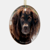 Boykin Spaniel kerstversiering Keramisch Ornament (Rechts)