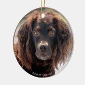 Boykin Spaniel kerstversiering Keramisch Ornament (Links)
