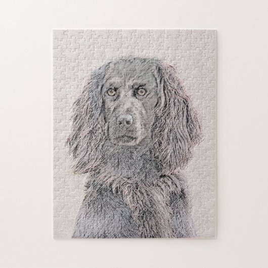 Boykin Spaniel Schilderen - Kute Original Dog Art Legpuzzel (Verticaal)