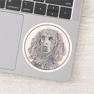 Boykin Spaniel Schilderen - Kute Original Dog Art Sticker