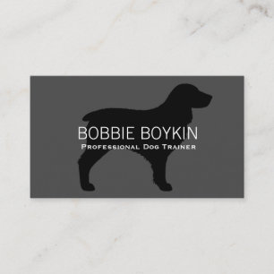 Boykin Spaniel Silhouet Visitekaartje