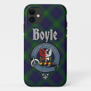 Boyle Clan Badge & Tartan Phone Case