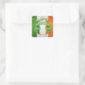 Boyle Irish Shield Vierkante Sticker (Tas)