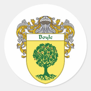 Boyle-wapenschild (Beheerd) Ronde Sticker