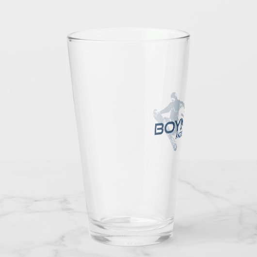 Boyne Mountain Resort Michigan Snowboarder Glas (Rechts)
