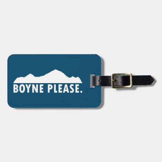 Boyne Please Bagagelabel (Voorkant horizontaal)