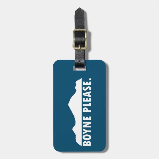 Boyne Please Bagagelabel (Voorkant verticaal)