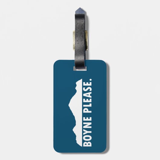 Boyne Please Bagagelabel (Achterkant verticaal)