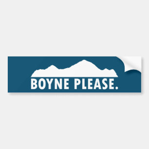 Boyne Please Bumpersticker