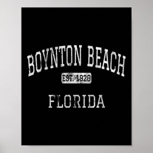 Boynton Beach Florida FL Vintage Poster
