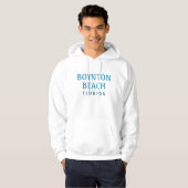 Boynton Beach Florida Hoodie (Voorkant volledig)