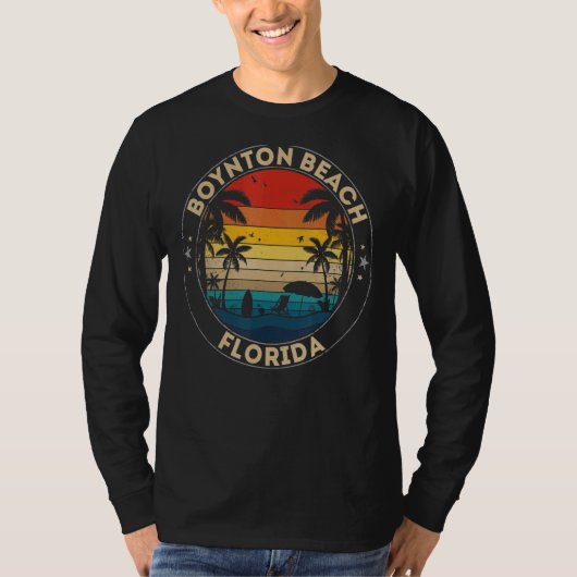 Boynton Beach Souvenir Florida Herinder T-shirt (Voorkant)