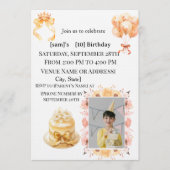 Boy's 10th Birthday Photo Party Invitation | Doubl (Devant)