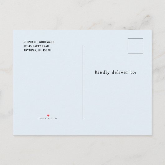 Boys 1st verjaardag Oerwoud Safari Uitnodiging Briefkaart (Achterkant)