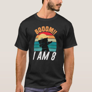 Boys 8 jaar na acht jaar dobberen t-shirt