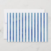 Boys Aquarelle Nautique Anniversaire Invitation (Dos)