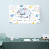 Boys Baby Elephant Baby shower Spandoek (Beurs)